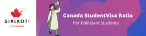 canada student visa ratio for pakistan