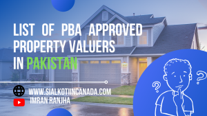 LIST OF APPROVED Property VALUERS in pakistan
